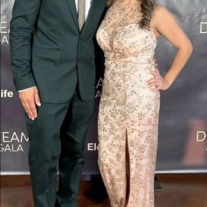 Very beautiful Nude color gown